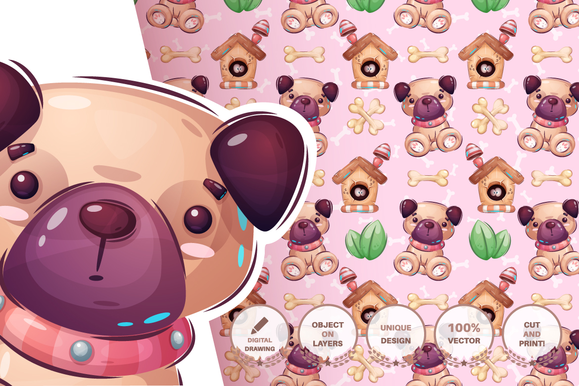 Download Иллюстрация "Set Cute Sticker - Seamless Pattern - Illustration" / Set Cute Sticker - Seamless Pattern - Illustration - Иллюстрация на тему графика hippo,boy,dog,puppy,hedgehog,bird,book,seamless,pattern,cartoon,character,illustration,picture,smile,emotion,draw,pet,wild,animals,animal