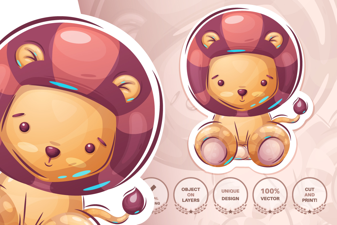 Download Иллюстрация "Set Cute Sticker - Seamless Pattern - Illustration" / Set Cute Sticker - Seamless Pattern - Illustration - Иллюстрация на тему графика cat,kitty,tiger,wc,toilet,radio,cassette,lion,monster,dog,puppy,rocket,seamless,pattern,cartoon,character,illustration,picture,smile,emotion