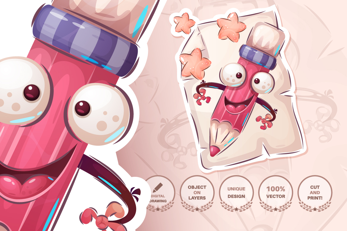 Download Иллюстрация "Set cute sticker - seamless pattern - Illustration" / Set cute sticker - seamless pattern - Illustration - Иллюстрация на тему графика fire hydrant,chicken,unicorn,wardrobe,chest of drawers,bone,bottle,tulip,mineral water,bear,pencil,letter,dog,puppy,bird,seamless,pattern,cartoon,character,illustration