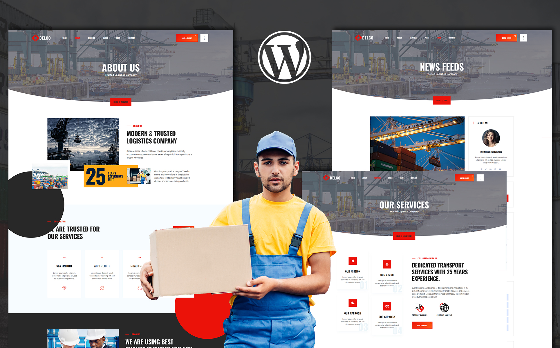 Delco | Cargo & Shipping WordPress Theme