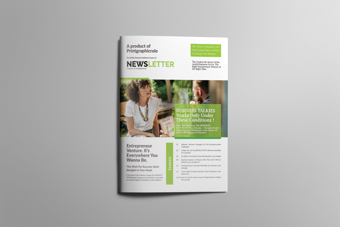 Download Фирменный стиль "Business Newsletter  #04" / Business Newsletter  #04 - Фирменный стиль на тему графика newsletter,a4,business,journal,report,company,brochure,profile,newspaper,magazine,indesign,layout