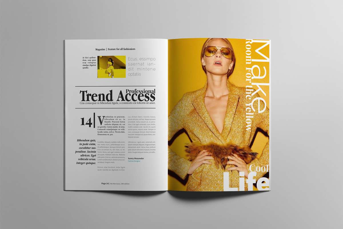 Download Magazine Template "Fashion Magazine Layout" / Fashion Magazine Layout - Magazine Template на тему дизайн студия magazine,fashion,lifestyle,makeup,a4,indesign,indd,idml,layout,newsletter,print,publish,style,studio,swiss,brochure,creative,minimal,business