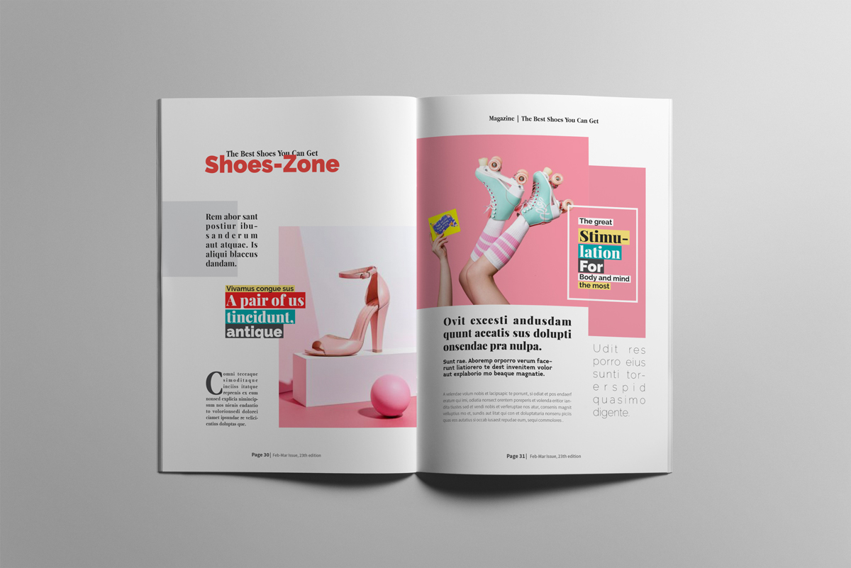 Download Magazine Template "Fashion Magazine Layout" / Fashion Magazine Layout - Magazine Template на тему дизайн студия magazine,fashion,lifestyle,makeup,a4,indesign,indd,idml,layout,newsletter,print,publish,style,studio,swiss,brochure,creative,minimal,business