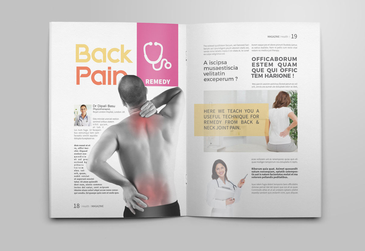 Download Magazine Template "Lifestyle Magazine Layout" / Lifestyle Magazine Layout - Magazine Template на тему дизайн студия a4,magazine,layout,design,template,indd,indesign,health,workout,fashion,cooking,recipies,lifestyle,modern,style,minimal,pro,clean