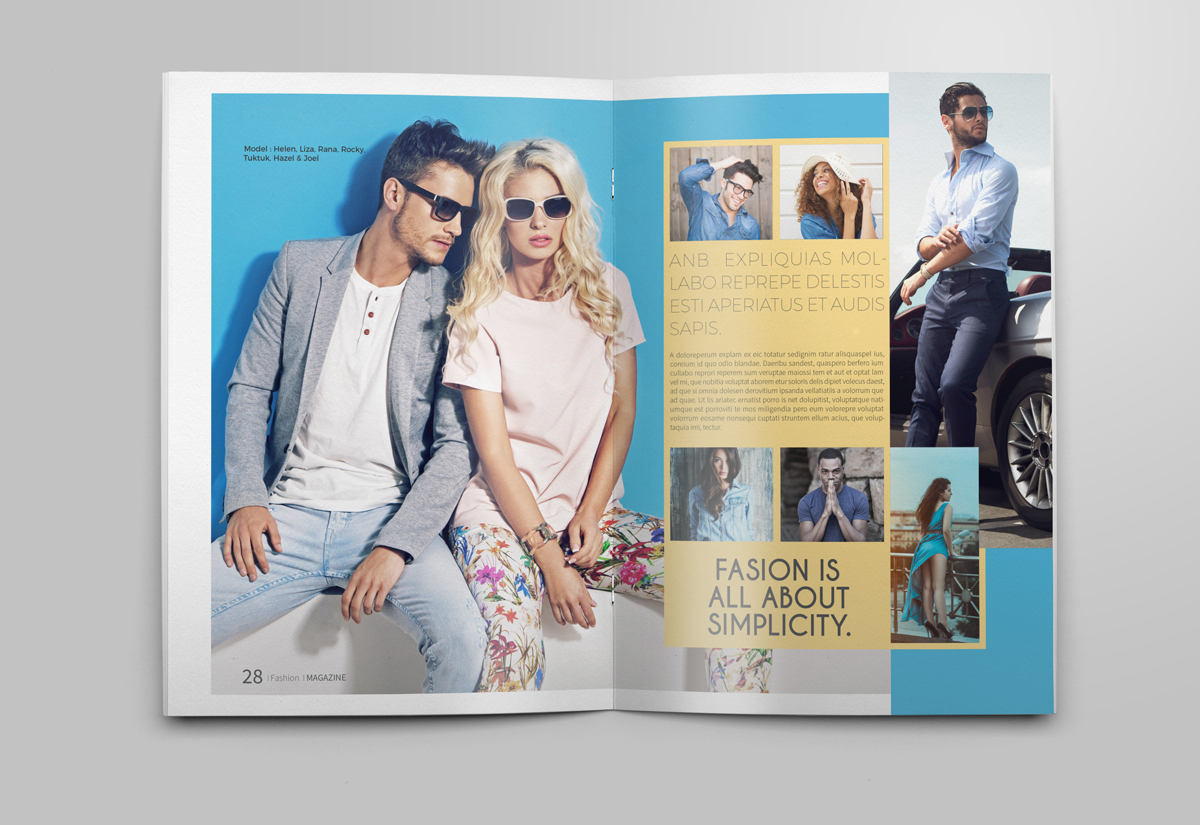 Download Magazine Template "Lifestyle Magazine Layout" / Lifestyle Magazine Layout - Magazine Template на тему дизайн студия a4,magazine,layout,design,template,indd,indesign,health,workout,fashion,cooking,recipies,lifestyle,modern,style,minimal,pro,clean