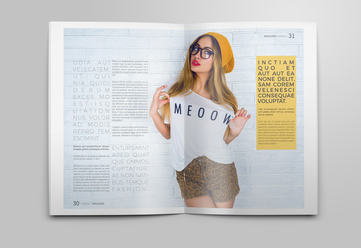 Download Magazine Template "Lifestyle Magazine Layout" / Lifestyle Magazine Layout - Magazine Template на тему дизайн студия a4,magazine,layout,design,template,indd,indesign,health,workout,fashion,cooking,recipies,lifestyle,modern,style,minimal,pro,clean