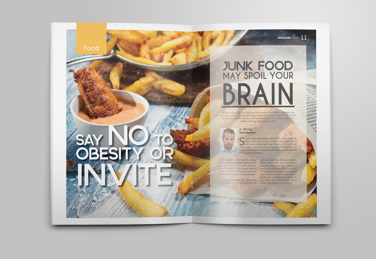 Download Magazine Template "Lifestyle Magazine Layout" / Lifestyle Magazine Layout - Magazine Template на тему дизайн студия a4,magazine,layout,design,template,indd,indesign,health,workout,fashion,cooking,recipies,lifestyle,modern,style,minimal,pro,clean