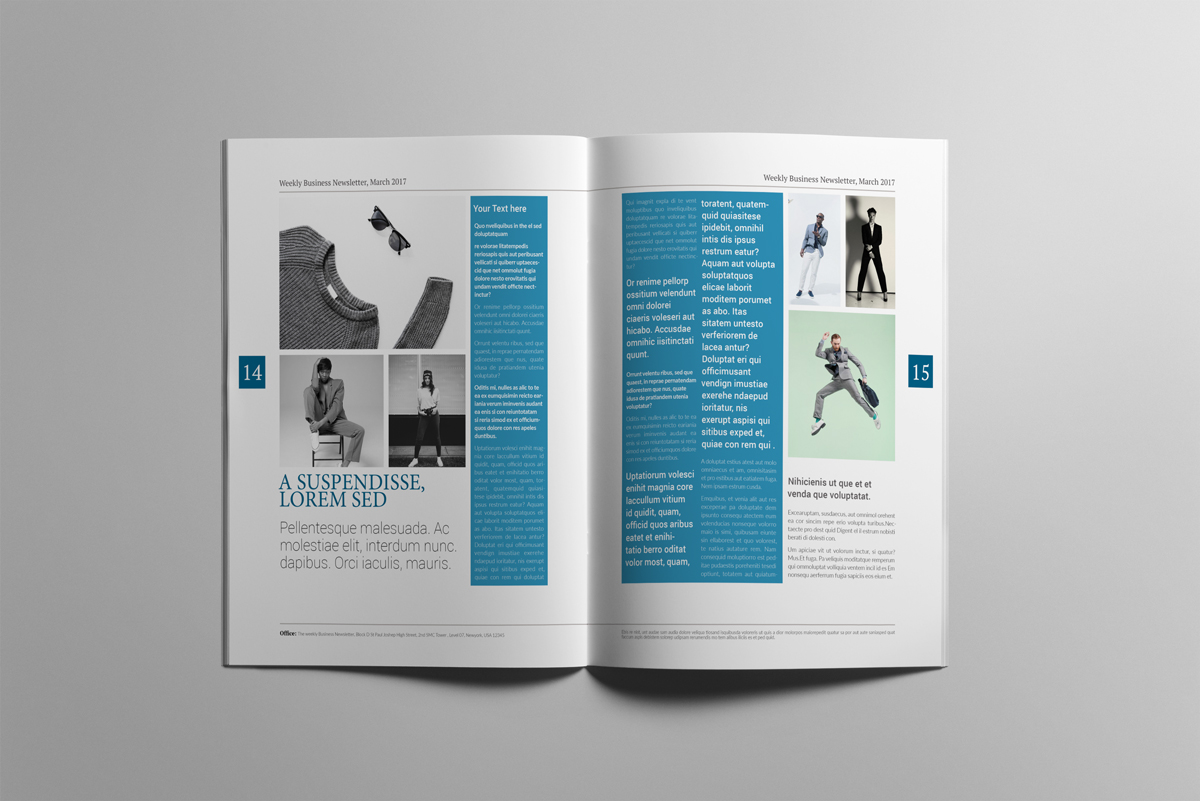 Download Magazine Template "Magazine Template Corporate Business Newsletter Layout" / Magazine Template Corporate Business Newsletter Layout - Magazine Template на тему графика newsletter,layout,business,corporate,indd,indesign,newspaper,magazine,minimal,grapghicdesign,template,brochure,a4,idml,clean,pro