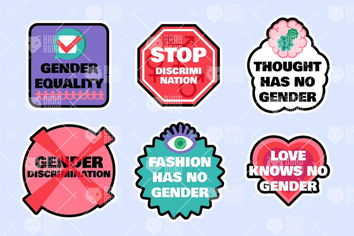 Download Набор иконок "Gender Stickers Set Icon" / Gender Stickers Set Icon - Набор иконок на тему графика gender,protection,human,rights,equality,set,harassment,sign,discrimination,tolerance,aggresstion,flat,badge,female,collection,symbol,lgbt,freedom,homosexual,domestic