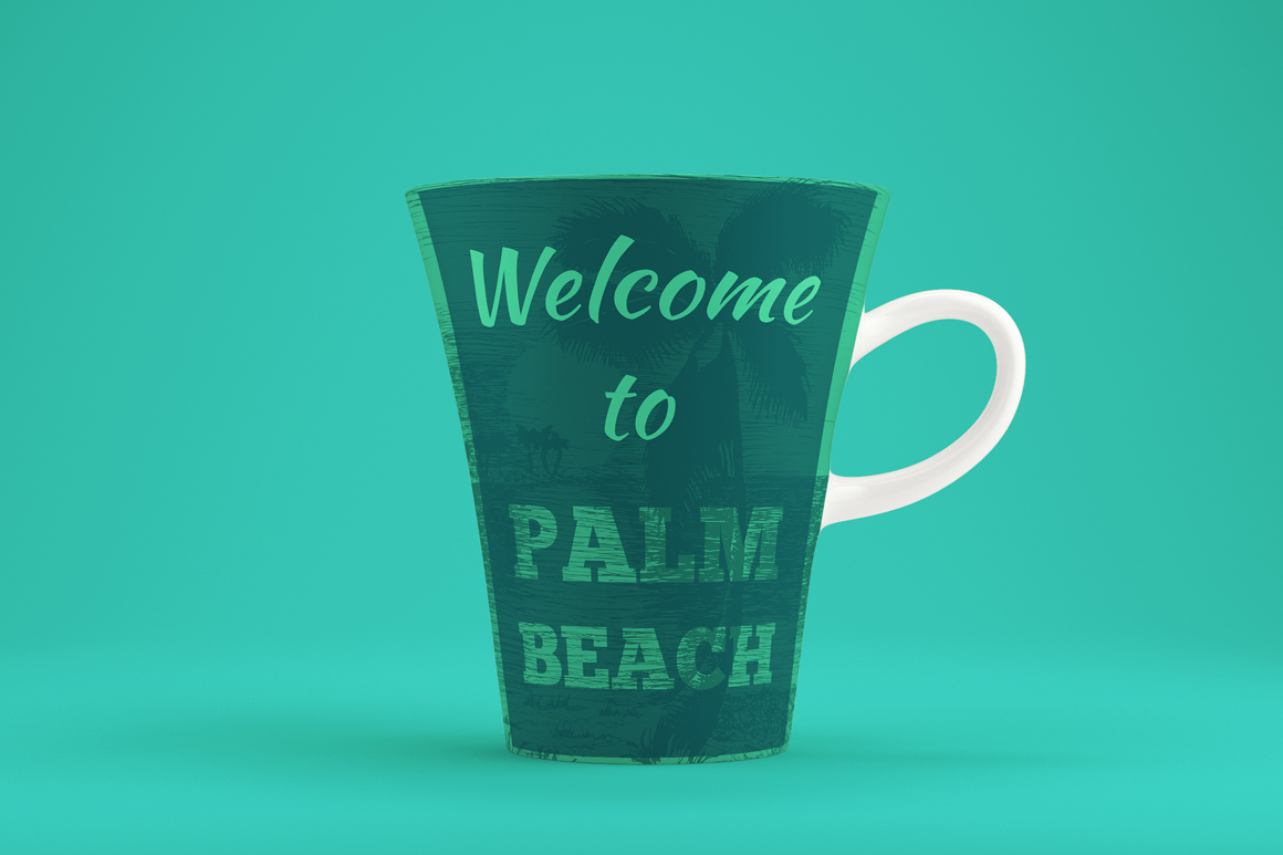Download Vector "Palm Beach - Vector Image" / Palm Beach - Vector Image - Vector на тему графика print,summer,fashion,beach,tree,travel,vector,sun,paradise,wave,illustration,surfing,texture,design,palm,vacation,island,art,relax,text
