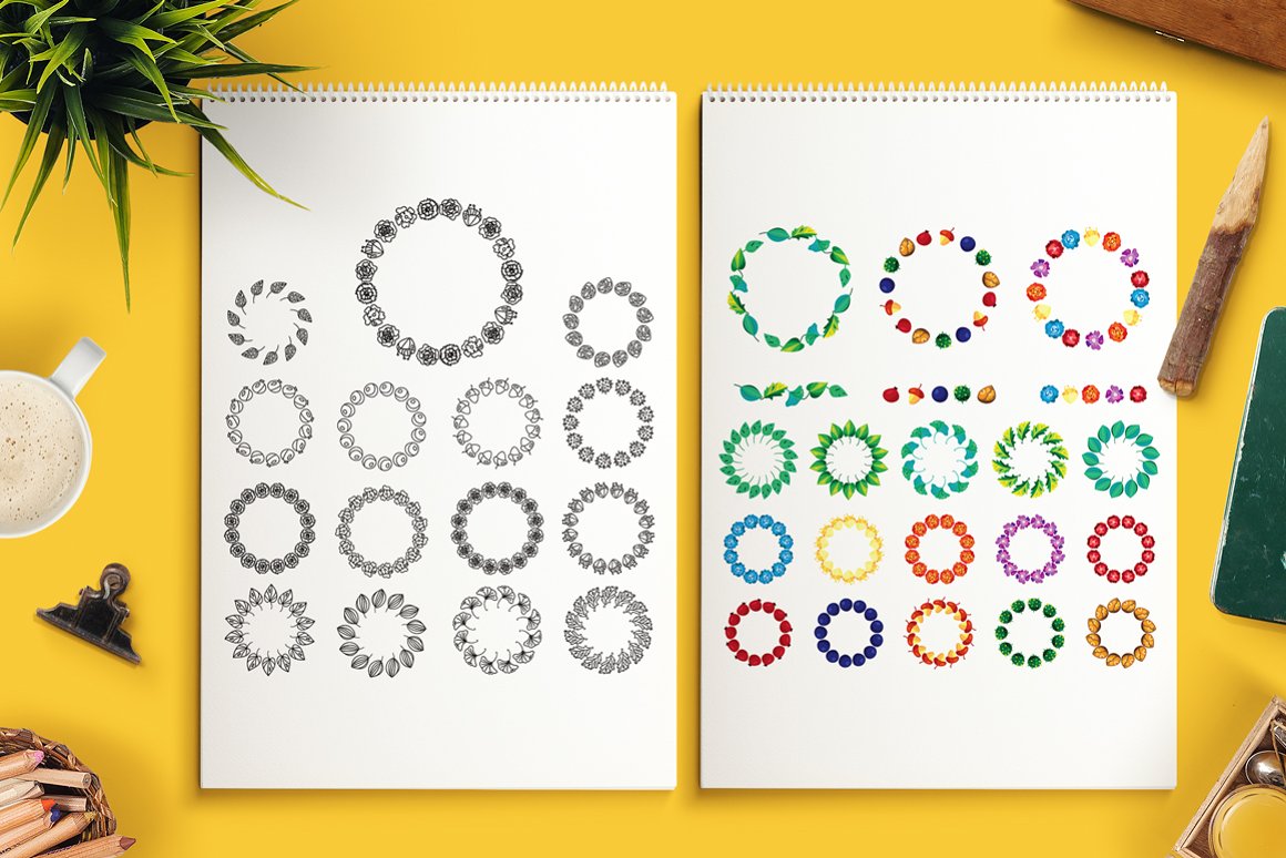 Download Иллюстрация "Flora Elements - Illustration" / Flora Elements - Illustration - Иллюстрация на тему графика blossom,elegant,element,floral,flower,frame,greeting,holiday,illustration,invitation,leaf,love,nature,ornament,plant,romantic,round,spring,summer,vector