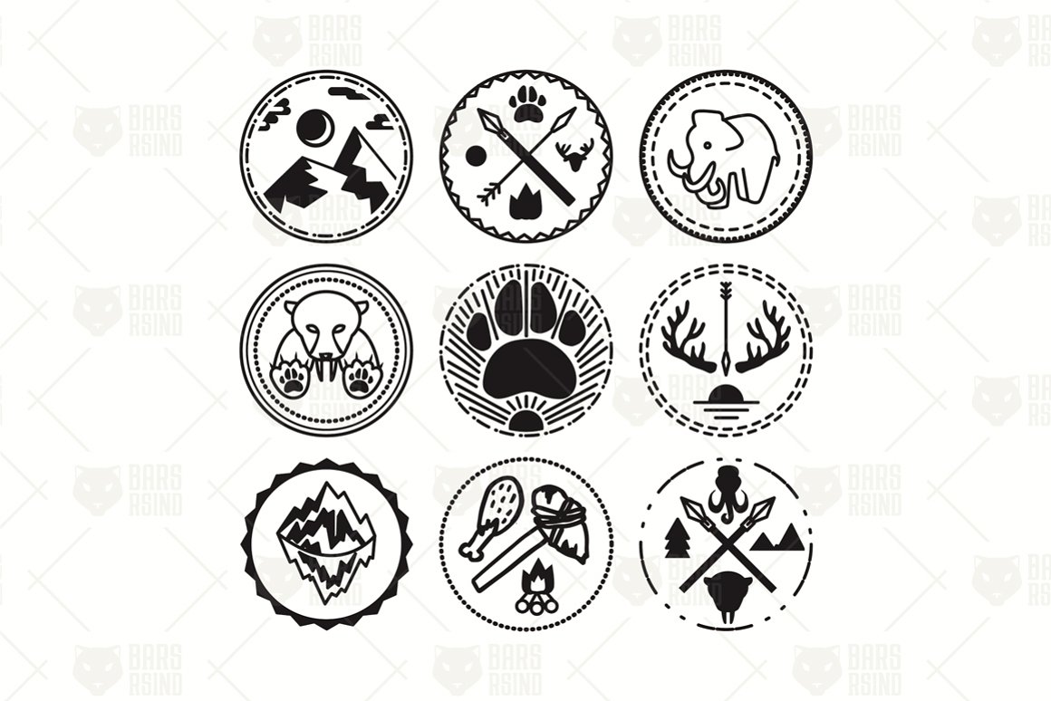 Download Набор иконок "Natural Geological Symbols Icon Set" / Natural Geological Symbols Icon Set - Набор иконок на тему nature vector,set,nature,symbol,vintage,sign,fire,badge,retro,arrow,emblem,recreation,camp,mountain,icon,element,exploration,sticker,stamp,axe