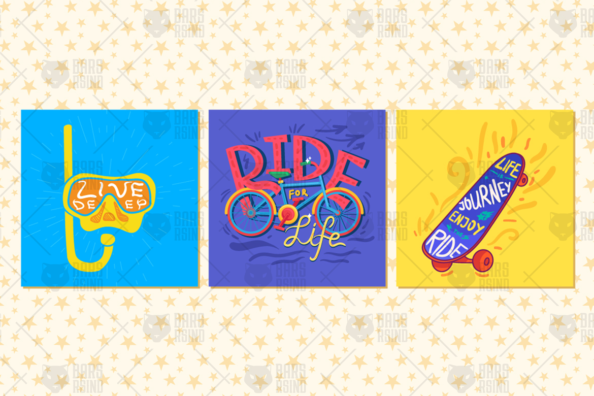 Download Vector "Healthy Active Lifestyle Lettering Set - Vector Image" / Healthy Active Lifestyle Lettering Set - Vector Image - Vector на тему графика ride,life,trip,sport,travel,recreation,diving,enjoy,bicycle,cycling,tourism,ecotourism,world,eco,transport,bike,skate,health,extreme,healthy