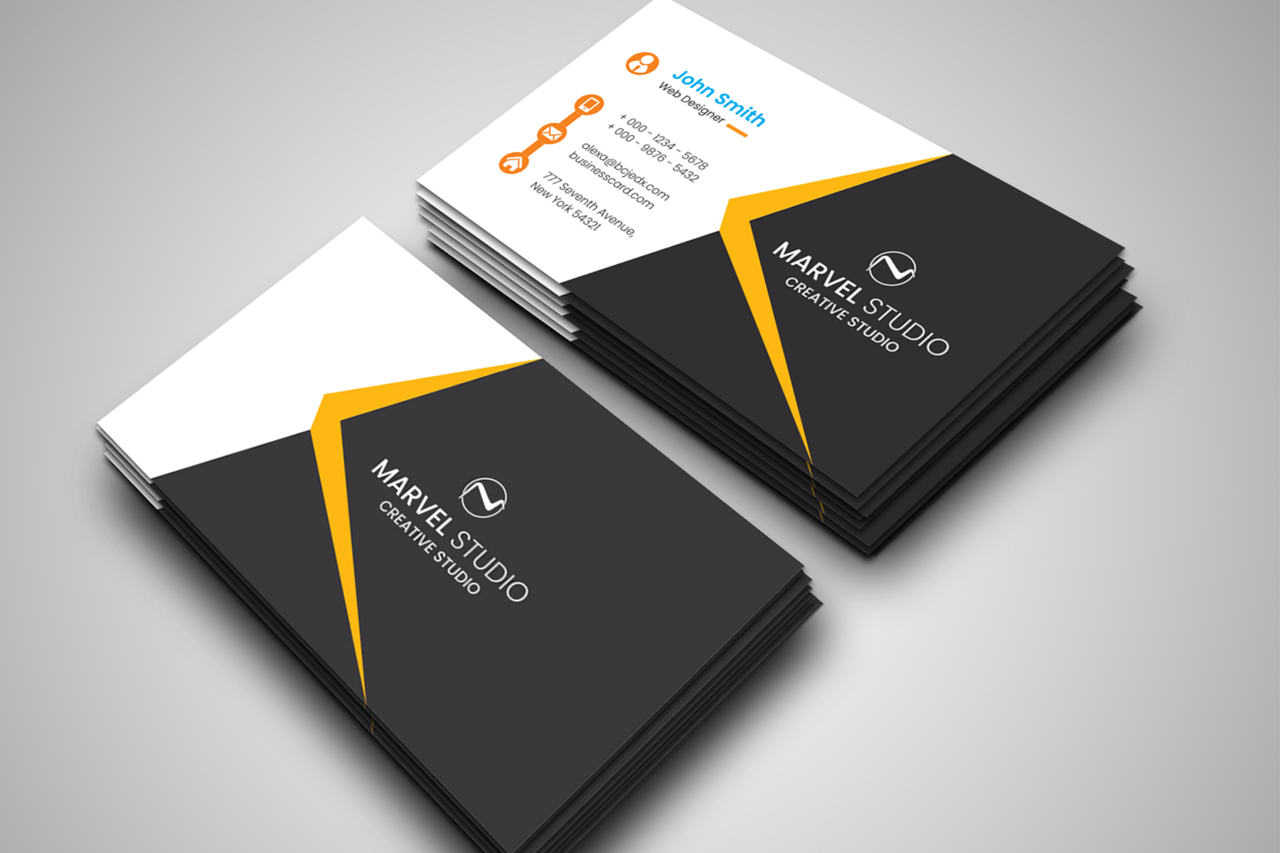 Download Фирменный стиль "Business Card - Corporate Identity Template" / Business Card - Corporate Identity Template - Фирменный стиль на тему графика black,blue,brand,business,card,clean,cmyk,color,company,corporate,creative,design,designer,eps,green,horizontal,modern,personal,print,ready