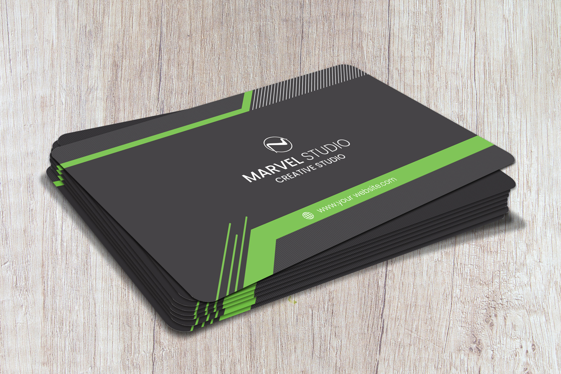 Download Фирменный стиль "Marvel Business Card - Corporate Identity Template" / Marvel Business Card - Corporate Identity Template - Фирменный стиль на тему графика black,blue,brand,business,card,clean,cmyk,color,company,corporate,creative,design,designer,eps,green,horizontal,modern,personal,print,ready