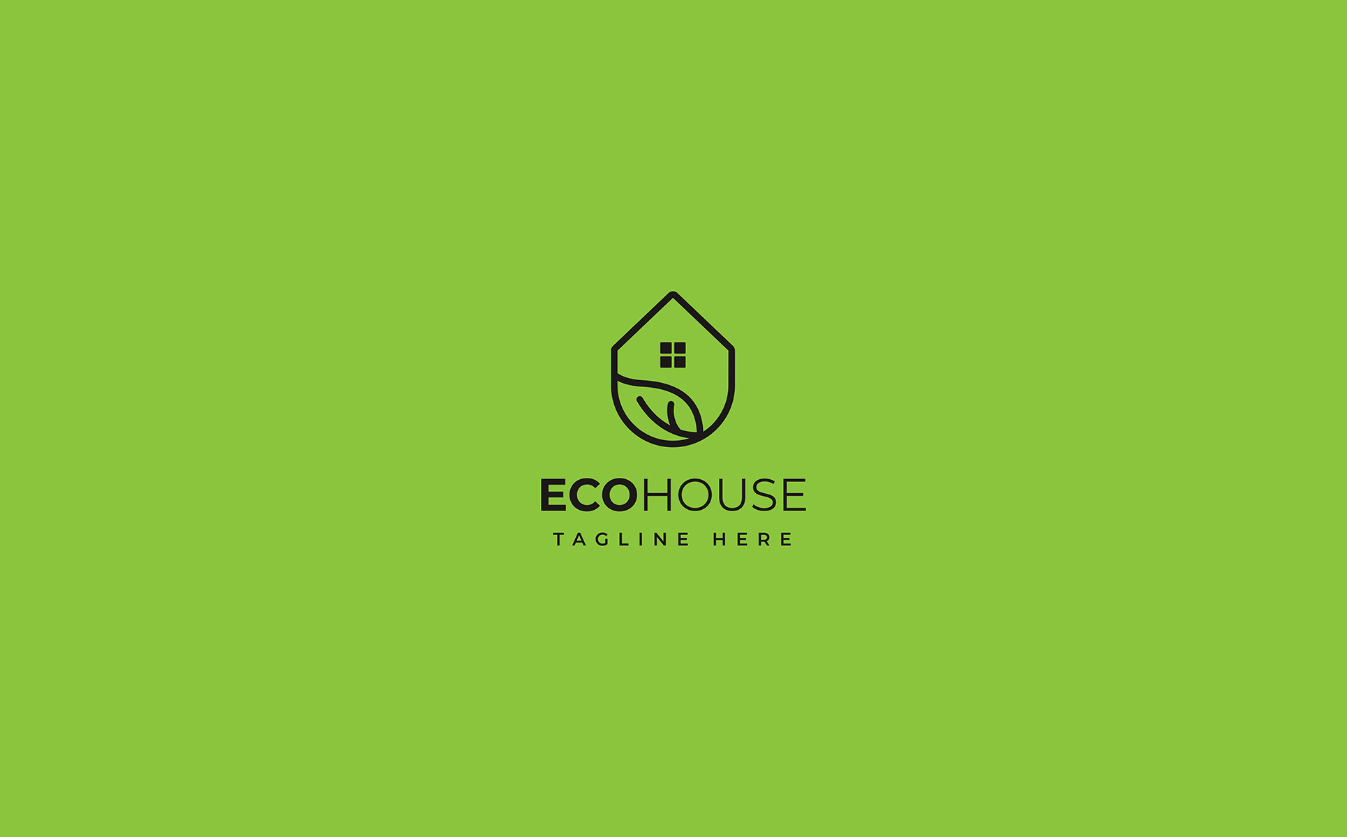 Download Шаблон логотипа "Eco House Logo Template" / Eco House Logo Template - Шаблон логотипа на тему графика logo,design,template,eco,green,house,real estate,business,brand,creative,modern,icon,tree,leaf,new,premium,eco house,nature,graphic,build