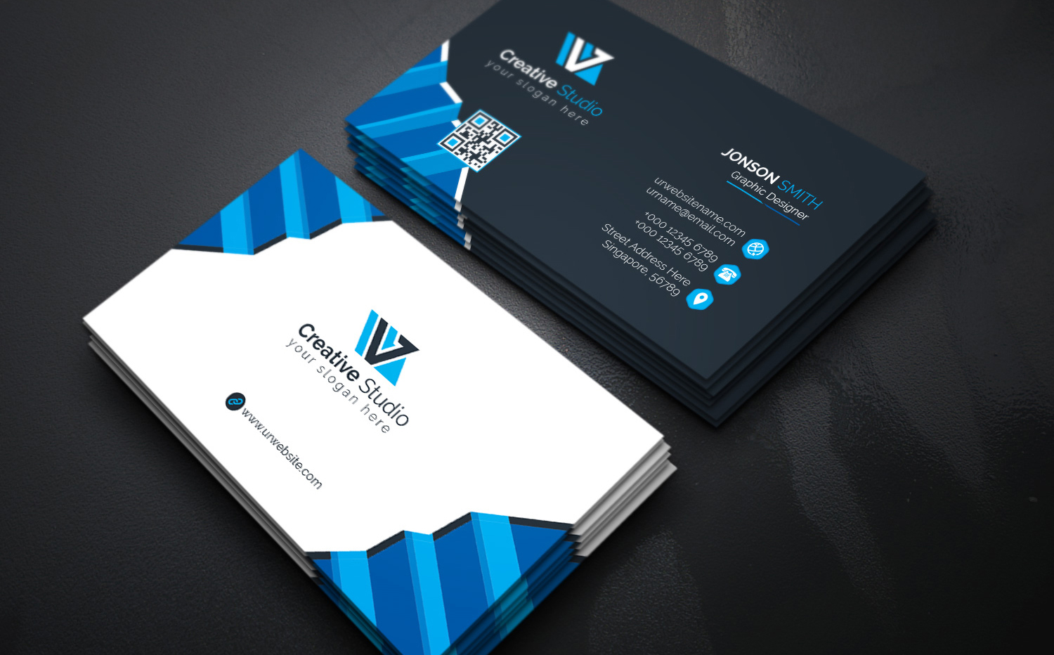 Download Фирменный стиль "Business Card - Corporate Identity Template" / Business Card - Corporate Identity Template - Фирменный стиль на тему графика print,designer,business,card,both,side,design,green,black,white,professional,modern,graphic,landscape,official,standard,creative,simple,web,logo,flyer,blue,magagine