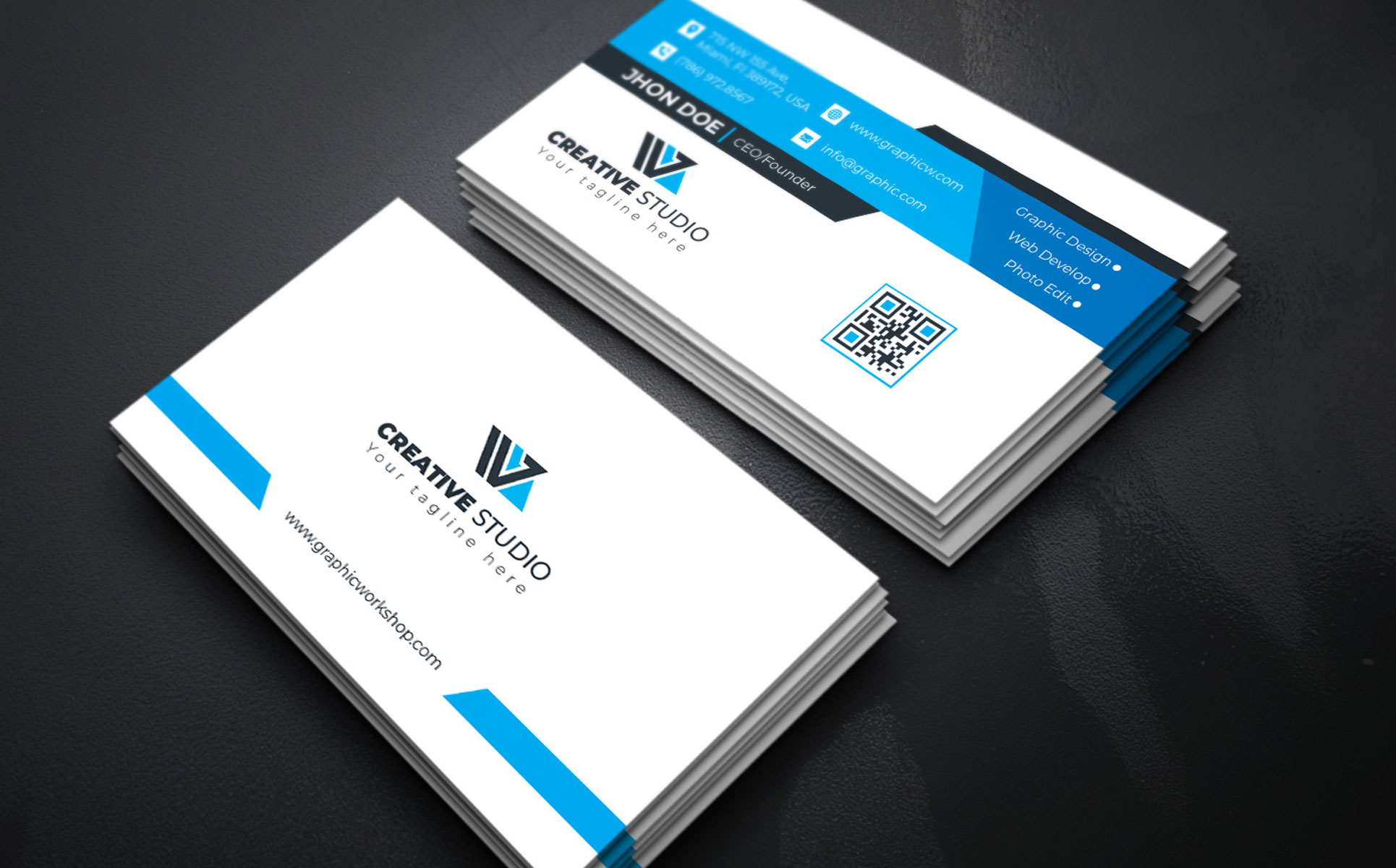 Download Фирменный стиль "Business Card - Corporate Identity Template" / Business Card - Corporate Identity Template - Фирменный стиль на тему графика best,sale,black,blue,business,card,clean,color,colorful,corporate,creative,dark,red,design,elegant,green,mono,name,pattern,pink