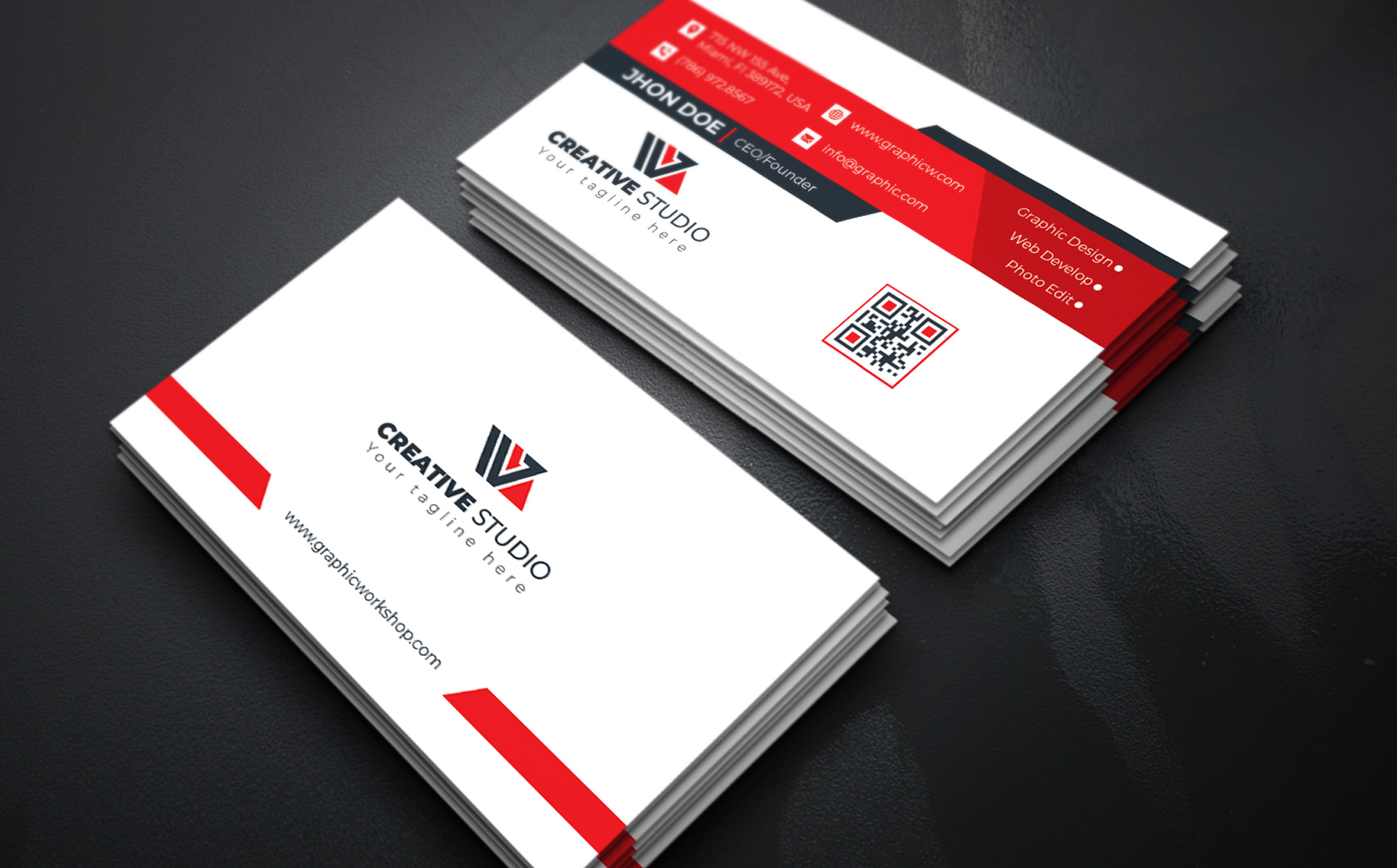 Download Фирменный стиль "Business Card - Corporate Identity Template" / Business Card - Corporate Identity Template - Фирменный стиль на тему графика best,sale,black,blue,business,card,clean,color,colorful,corporate,creative,dark,red,design,elegant,green,mono,name,pattern,pink