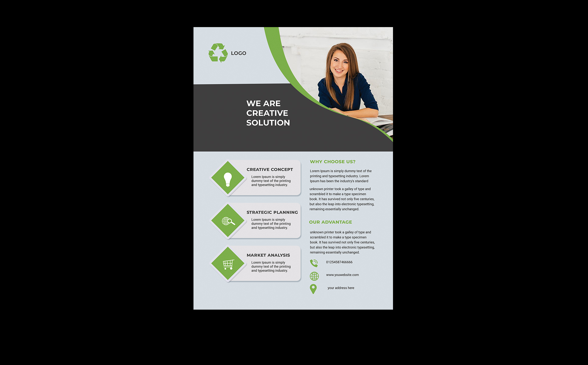 Download Фирменный стиль "Flyer - Corporate Identity Template" / Flyer - Corporate Identity Template - Фирменный стиль на тему графика ad,advertisement,business,clean,commerce,company,corporate,creative,elegant,flat,flyer,icon,idea,magazine,minimal,modern,multipurpose,photography,poster,print