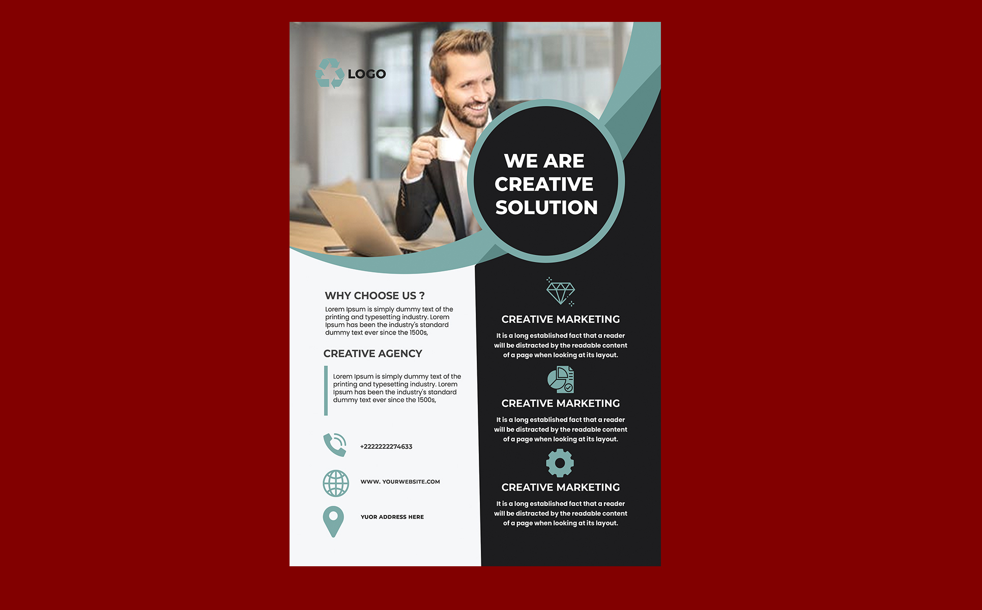 Download Фирменный стиль "Flyer - Corporate Identity Template" / Flyer - Corporate Identity Template - Фирменный стиль на тему графика a4,advertisement,advertising,agency,business,flyer,clean,company,corporate,creative,design,bundle,handout,leaflet,magazine,marketing,modern,multipurpose,newspaper,pamphlet