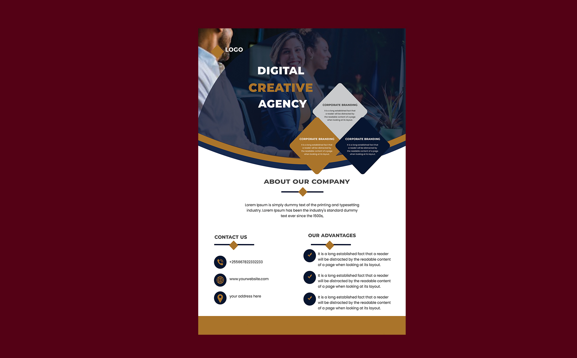 Download Фирменный стиль "Flyer - Corporate Identity Template" / Flyer - Corporate Identity Template - Фирменный стиль на тему графика a4,advertisement,advertising,agency,business,flyer,clean,company,corporate,creative,design,bundle,handout,leaflet,magazine,marketing,modern,multipurpose,newspaper,pamphlet