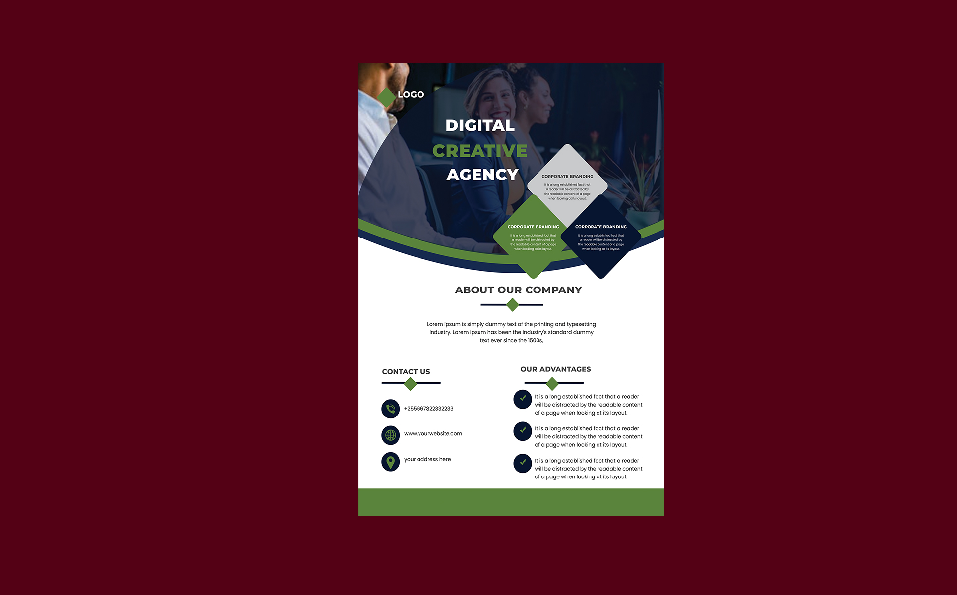 Download Фирменный стиль "Flyer - Corporate Identity Template" / Flyer - Corporate Identity Template - Фирменный стиль на тему графика a4,advertisement,advertising,agency,business,flyer,clean,company,corporate,creative,design,bundle,handout,leaflet,magazine,marketing,modern,multipurpose,newspaper,pamphlet