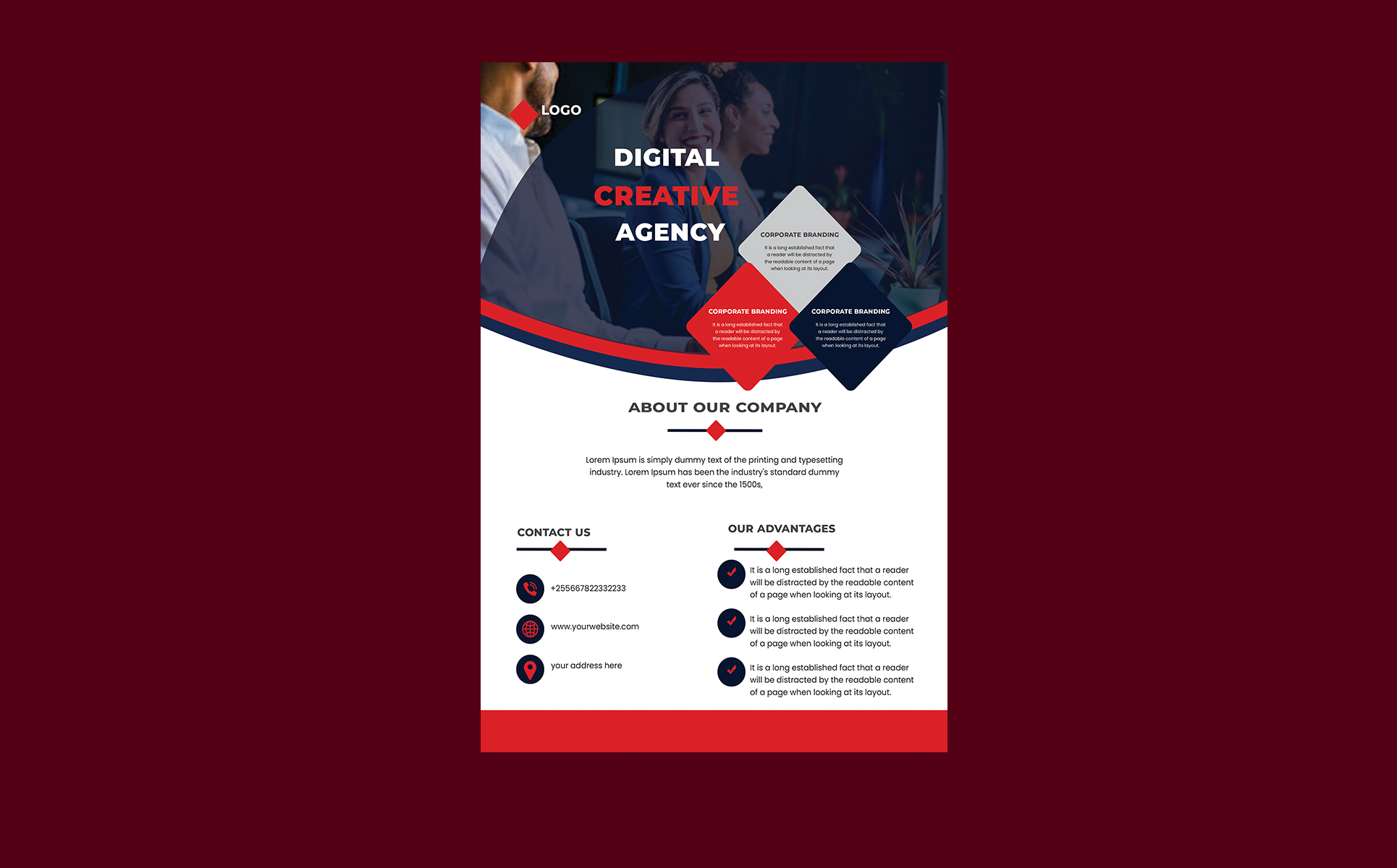 Download Фирменный стиль "Flyer - Corporate Identity Template" / Flyer - Corporate Identity Template - Фирменный стиль на тему графика a4,advertisement,advertising,agency,business,flyer,clean,company,corporate,creative,design,bundle,handout,leaflet,magazine,marketing,modern,multipurpose,newspaper,pamphlet