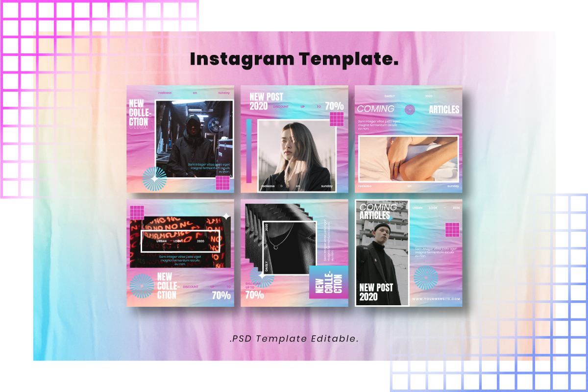 Download Шаблон для соцсетей "Mabel Social Media Template" / Mabel Social Media Template - Шаблон для соцсетей на тему графика graphic,template,urban,flyer,design,instagram,social,clean,store,multipurpose,form