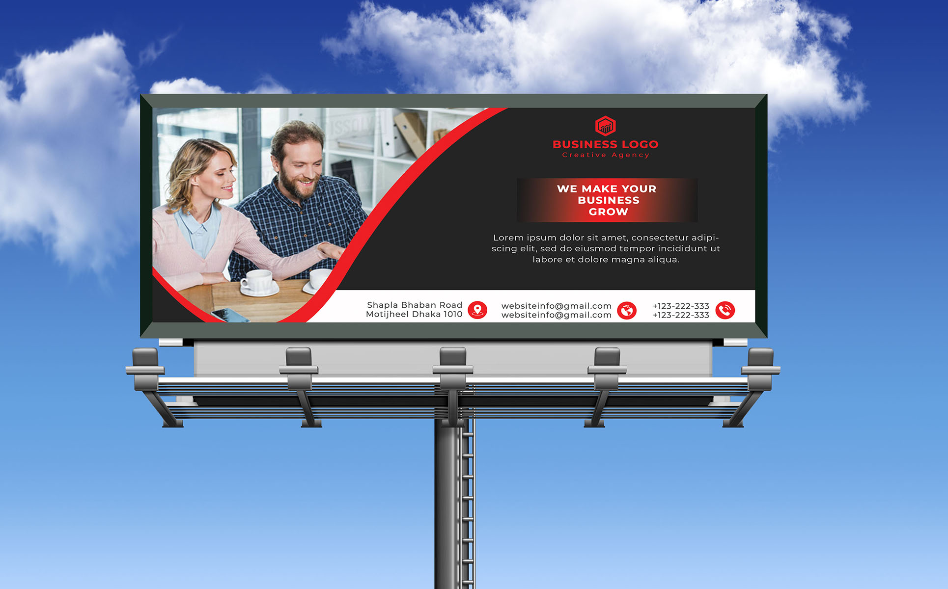 Download Фирменный стиль "Business Billboard - Corporate Identity Template" / Business Billboard - Corporate Identity Template - Фирменный стиль на тему графика 30x70,billboard,70x30,bathroom,bedroom,design,template,business,grafilker,immovables,kitchen,land,agent,estate,living,room,property,real,realty,rent