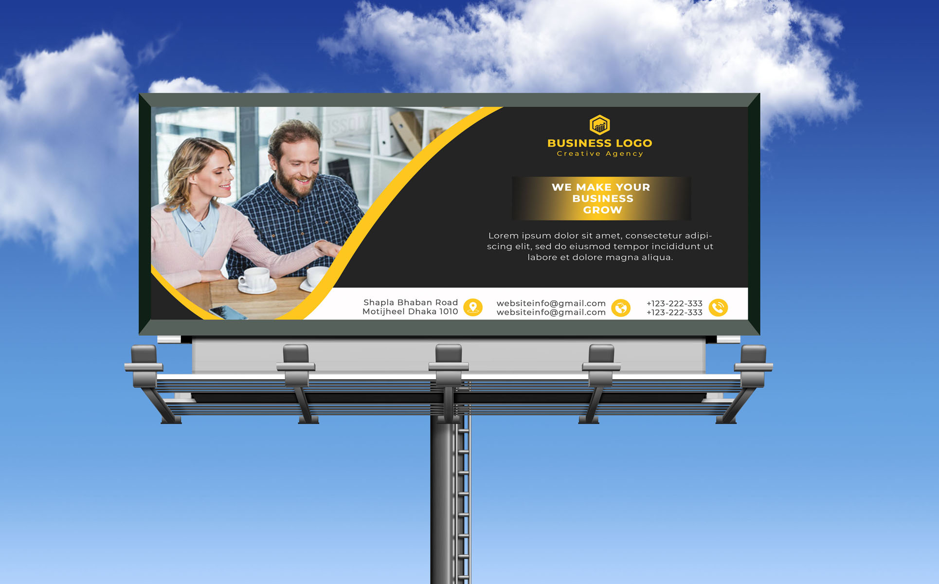 Download Фирменный стиль "Business Billboard - Corporate Identity Template" / Business Billboard - Corporate Identity Template - Фирменный стиль на тему графика 30x70,billboard,70x30,bathroom,bedroom,design,template,business,grafilker,immovables,kitchen,land,agent,estate,living,room,property,real,realty,rent