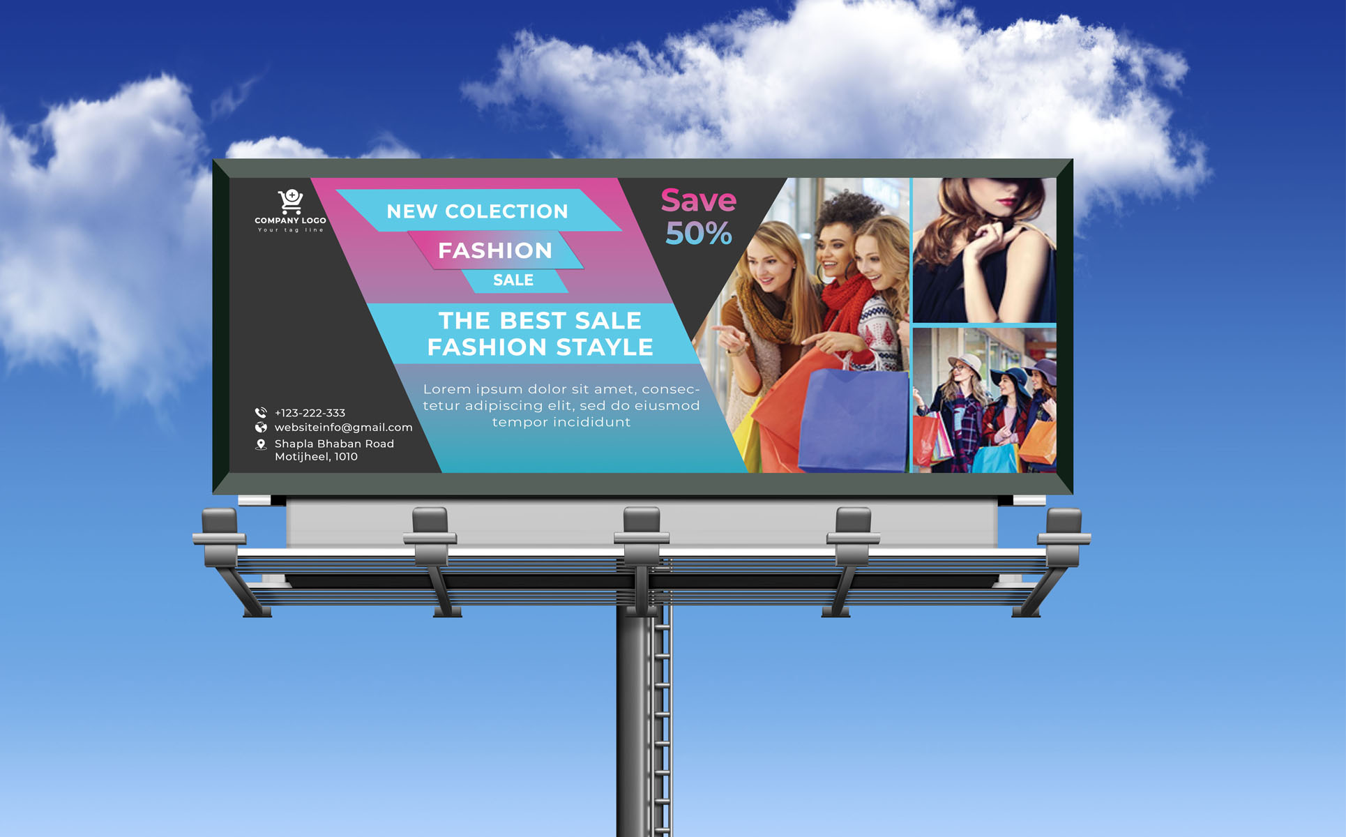 Download Фирменный стиль "Fashion billboard - Corporate Identity Template" / Fashion billboard - Corporate Identity Template - Фирменный стиль на тему графика bouquet,bouquets,business,energy,floral,flower,bouquet,flower,shop,flowers,flyer,forest,garden,gift,grass,market,pster,shops,street,poster