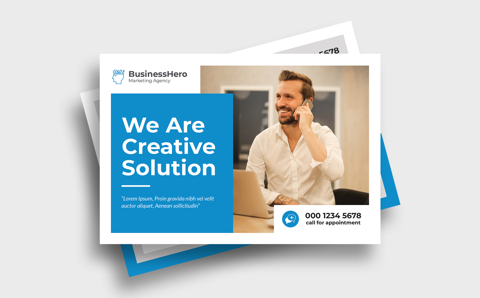 Download Фирменный стиль "Business Postcard - Corporate Identity Template" / Business Postcard - Corporate Identity Template - Фирменный стиль на тему графика advertisement,agency,business,business postcard,card,commercial,company,consultant,corporate postcard,financial,marketing,multipurpose,postcard,postcard template,professional,promotion,servic