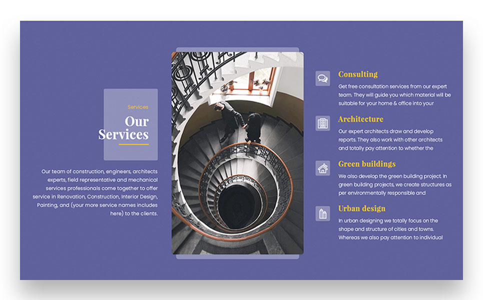 Download PSD шаблон "Modern Real Estate PSD Template" / Modern Real Estate PSD Template - PSD шаблон на тему графика singlepage,realestate,construction,landingpage