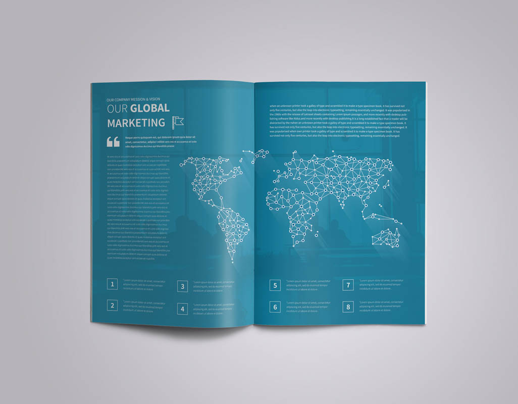 Download Фирменный стиль "A4 Business Brochure - Corporate Identity Template" / A4 Business Brochure - Corporate Identity Template - Фирменный стиль на тему графика a4,annual,report,business,catalog,template,catalogs,catalogue,chart,charts,clean,corporate,customizable,customize,design,elegant,indesign,infographic,interior,modern