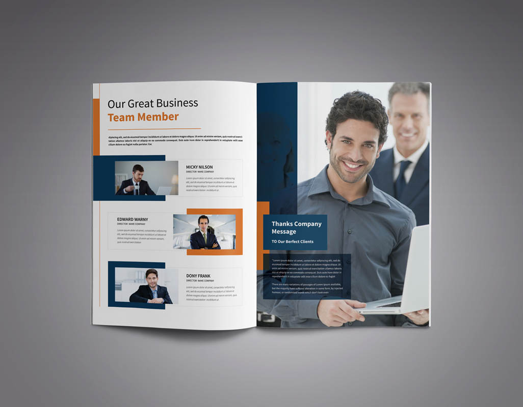 Download Фирменный стиль "A4 Business Brochure - Corporate Identity Template" / A4 Business Brochure - Corporate Identity Template - Фирменный стиль a4,annual,report,business,catalog,template,catalogs,catalogue,chart,charts,clean,corporate,customizable,customize,design,elegant,indesign,infographic,interior,modern