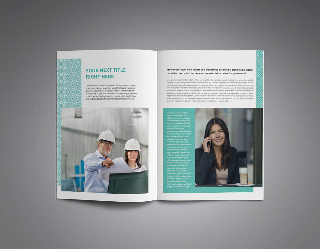 Download Фирменный стиль "Modern A4 Business Brochure - Corporate Identity Template" / Modern A4 Business Brochure - Corporate Identity Template - Фирменный стиль на тему графика a4,annual,report,business,catalog,template,catalogs,catalogue,chart,charts,clean,corporate,customizable,customize,design,elegant,indesign,infographic,interior,modern