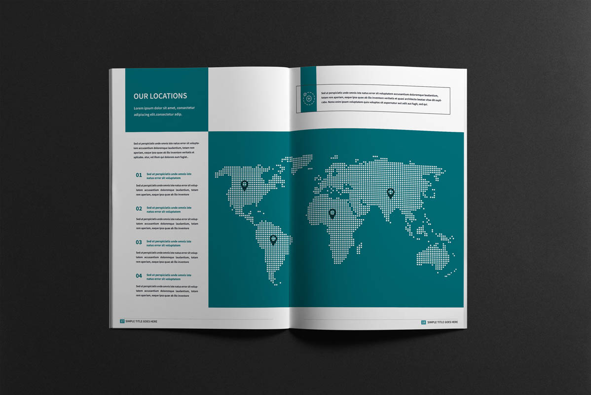 Download Фирменный стиль "A4 Business Company Portfolio Brochure - Corporate Identity Template" / A4 Business Company Portfolio Brochure - Corporate Identity Template - Фирменный стиль на тему графика a4,annual,report,business,catalog,template,catalogs,catalogue,chart,charts,clean,corporate,customizable,customize,design,elegant,indesign,infographic,interior,modern