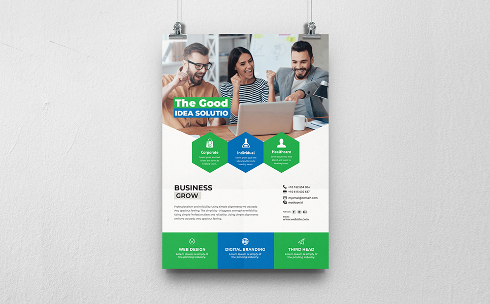 Download Фирменный стиль "Creative Business Flyer - Corporate Identity Template" / Creative Business Flyer - Corporate Identity Template - Фирменный стиль на тему графика a4,business,company,conference,conference,flyer,convention,corporate,flyer,leaflet,marketing,meeting,multipurpose,newspaper,poster,professional,prospectus,seminar,summit,template