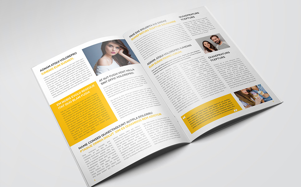 Download Фирменный стиль "Newsletter Design - Corporate Identity Template" / Newsletter Design - Corporate Identity Template - Фирменный стиль на тему графика newsletter design brochure magazine_template print a4 corporate clean professional minimul agency indesign graphic