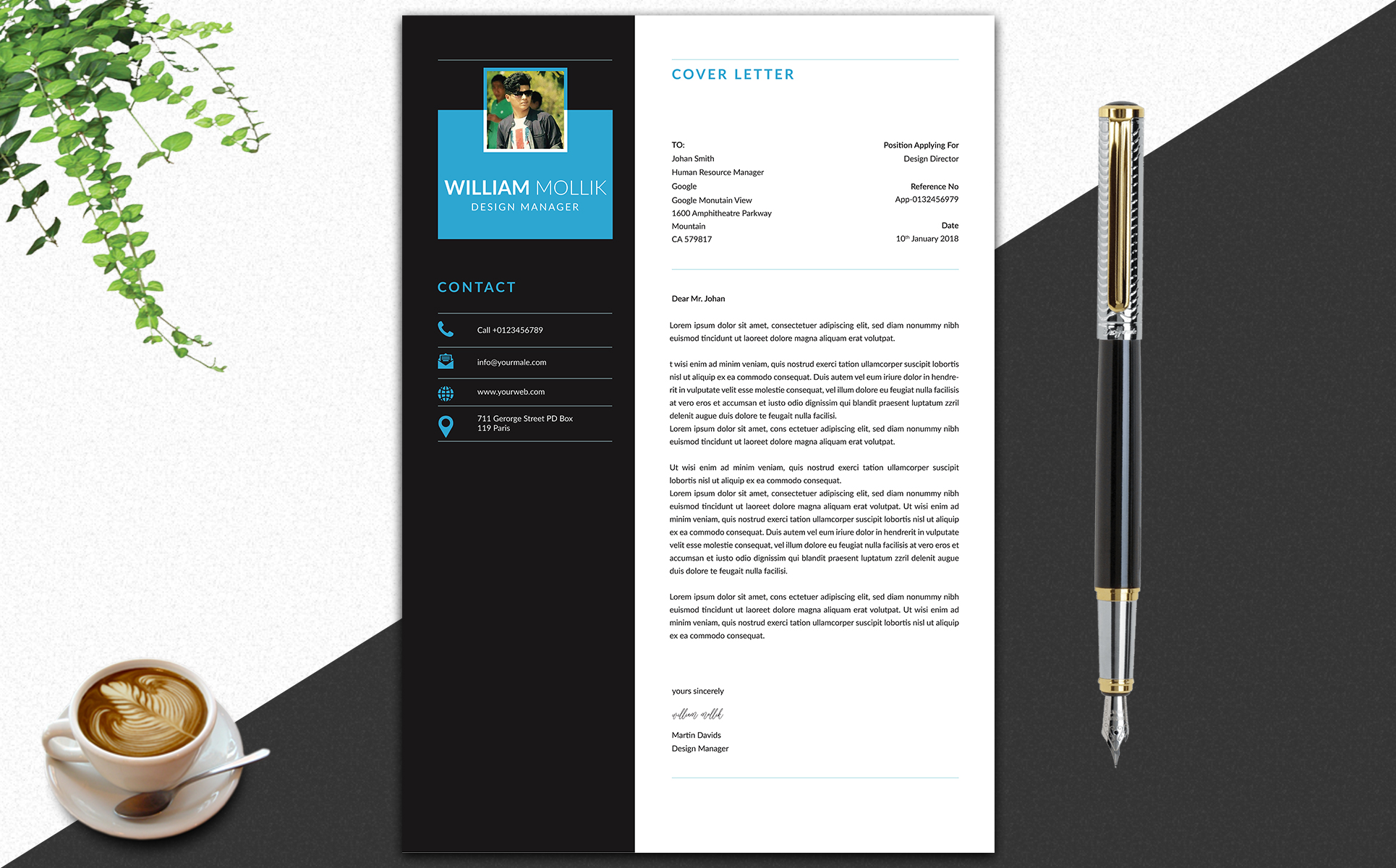 Download Резюме "Professional & Creative /CV Resume Template" / Professional & Creative /CV Resume Template - Резюме на тему графика professional,clean,minimal,modern,resume,template,cv,rsume,fully,layered,a4,paper,size,letter,profational,creative,eaditable,word,indesign,cvdesign