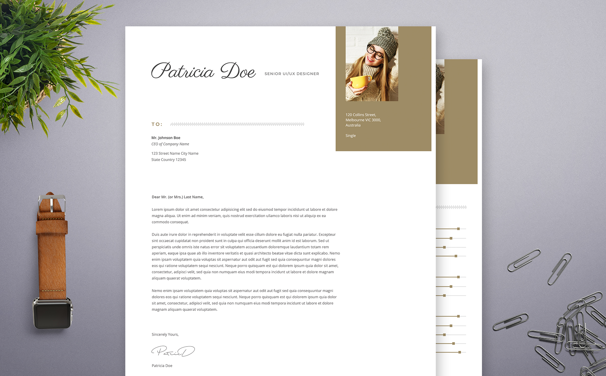 Download Резюме "Professinal Woman CV Resume Template" / Professinal Woman CV Resume Template - Резюме на тему графика professional,resume,cv,clean,business,corporate,documents,paper,curriculum,vitae,job,works,fresh,graduate