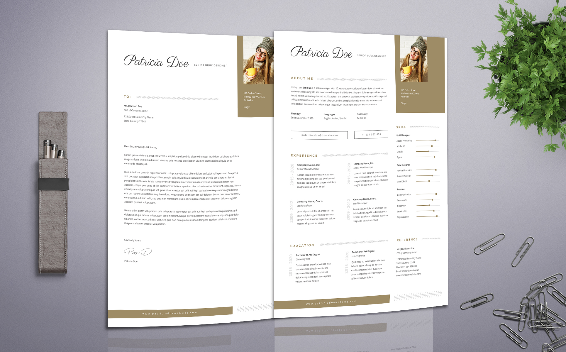 Download Резюме "Professinal Woman CV Resume Template" / Professinal Woman CV Resume Template - Резюме на тему графика professional,resume,cv,clean,business,corporate,documents,paper,curriculum,vitae,job,works,fresh,graduate