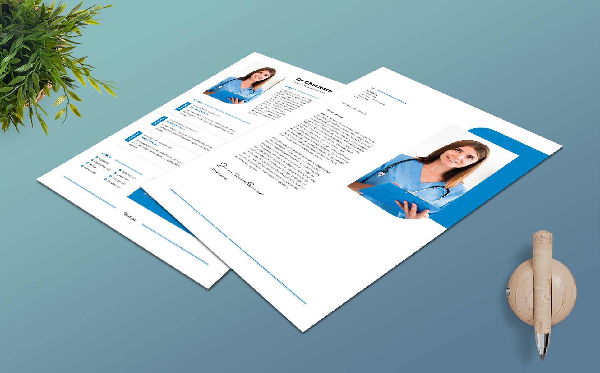 Download Резюме "Dr Charlotte Jessica - Professional and Clean Woman Resume Template" / Dr Charlotte Jessica - Professional and Clean Woman Resume Template - Резюме на тему графика professional,resume,cv,clean,business,corporate,documents,paper,curriculum,vitae,job,works,fresh,graduate