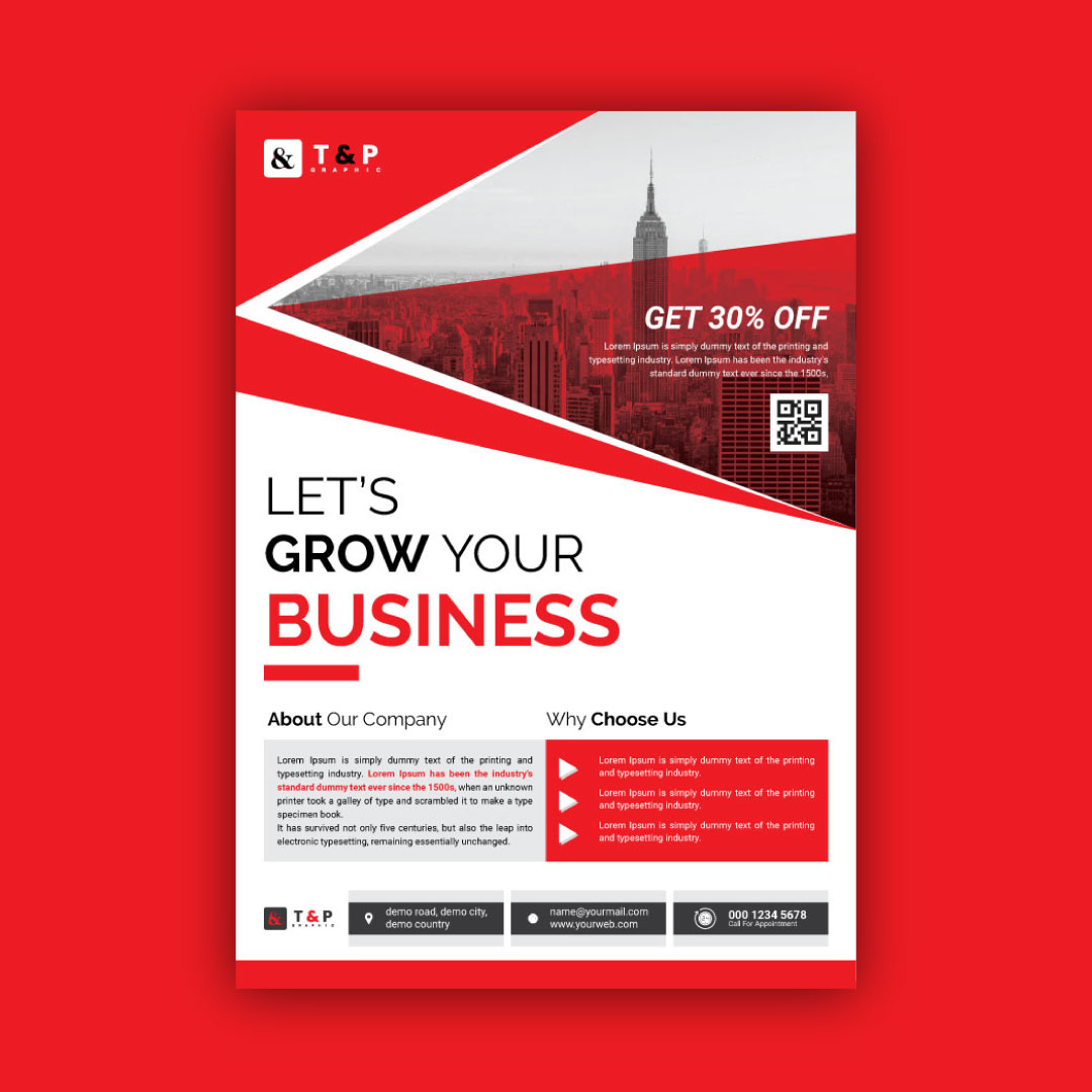 Download Фирменный стиль "Flyer - Corporate Identity Template" / Flyer - Corporate Identity Template - Фирменный стиль на тему графика flyer,design,corporate,business,flyer,a4size,advertisement,company,travel,food,letter,project
