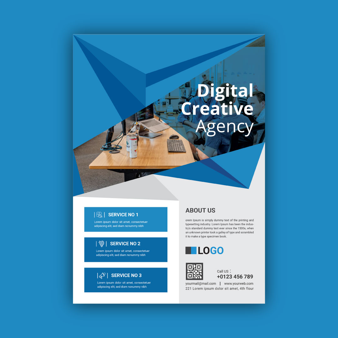 Download Фирменный стиль "Flyer - Corporate Identity Template" / Flyer - Corporate Identity Template - Фирменный стиль на тему графика corporate,flyer,design,business,company,template,travel,promotion,ad,food,offer,digital,real,estate