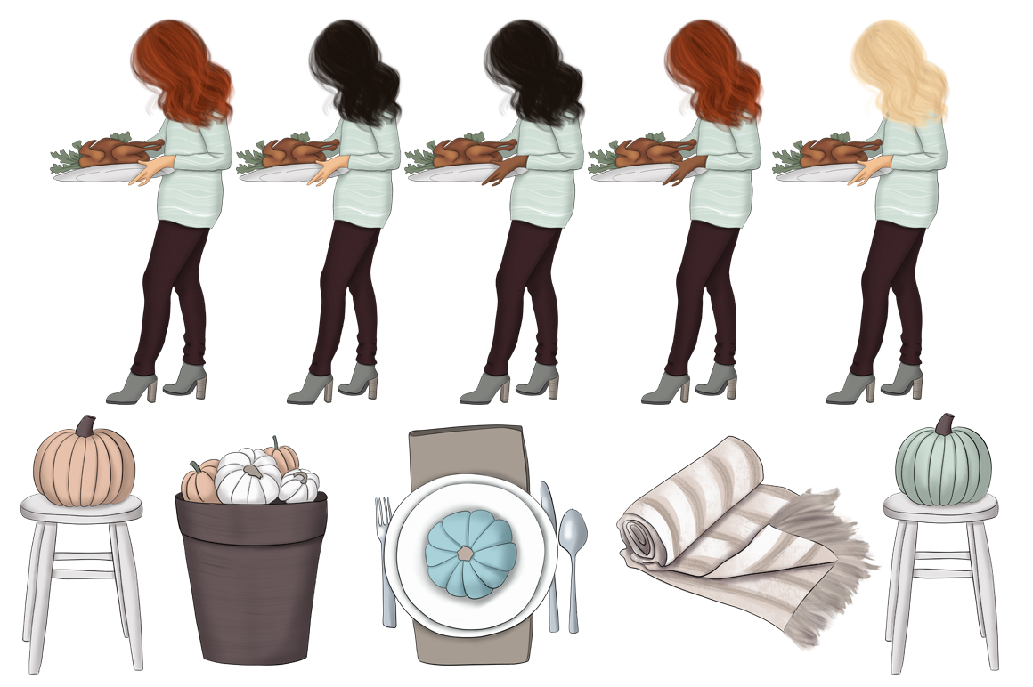 Download Иллюстрация "Gather Together Graphic Design Kit - Illustration" / Gather Together Graphic Design Kit - Illustration - Иллюстрация на тему графика give,thanks,thanksgiving,fall,autumn,pumpkins,girls,wreath,paper,pattern,blog,scrapbook,lettering,planner,illustration,texture,design,fashion,invitation,clipart