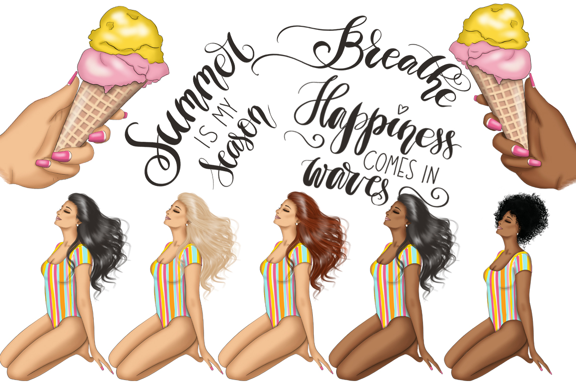 Download Иллюстрация "Colorful Splatters Of Summer Clipart & Patterns - Illustration" / Colorful Splatters Of Summer Clipart & Patterns - Illustration - Иллюстрация на тему графика summer,love,girls,pattern,beach,wave,colorful,illustration,texture,lettering,splash,ice,cream,spring,yellow,paint,surface,fashion,blogger,milticolor