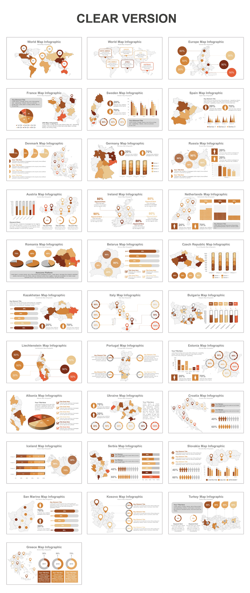 Europe Map PowerPoint Template