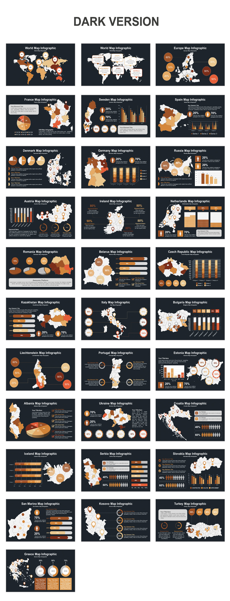 Europe Map PowerPoint Template